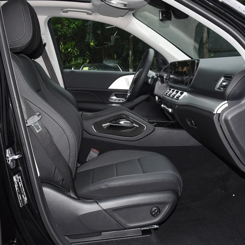Car Center Console Armrest Side Protective Cover Trim For Mercedes Benz GLE GLS Class W167 V167 X167 Coupe C167 2020 2021 2022 view 6
