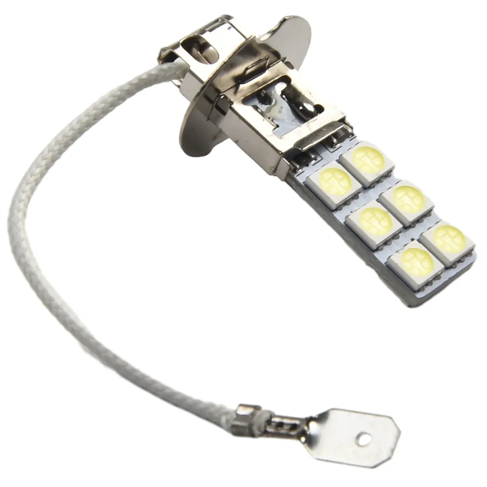 LED nevoeiro condução lâmpadas kit de conversão, super brilhante branco DRL, H3, 12V, DC, 55W, 6000K, liga de alumínio, carro luz acesso, 2pcs