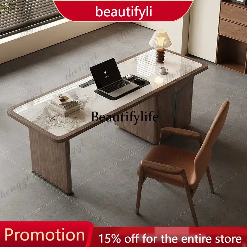 

01A Rectangular Drawers Computer Desks Storage Luxury Writing Workstations Office Desks Bedroom Vanity Mesa Computador Furniture
