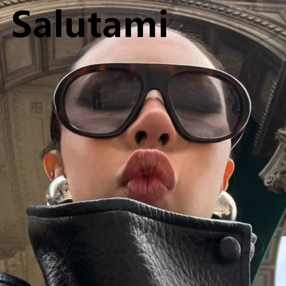 Einzigartige ovale Vintage-Sonnenbrille mit schwarzem Leopardenmuster für Damen, neue modische Farbverlaufs-Sonnenbrille, Retro-Sonnenbrille für Damen, sexy Sonnenbrille für den Außenbereich