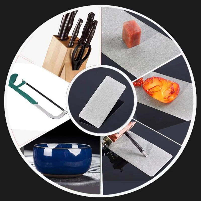 Durable Rectangle Diamond Stone Thin Diamond Plate for Efficient Sharpening Drosphip