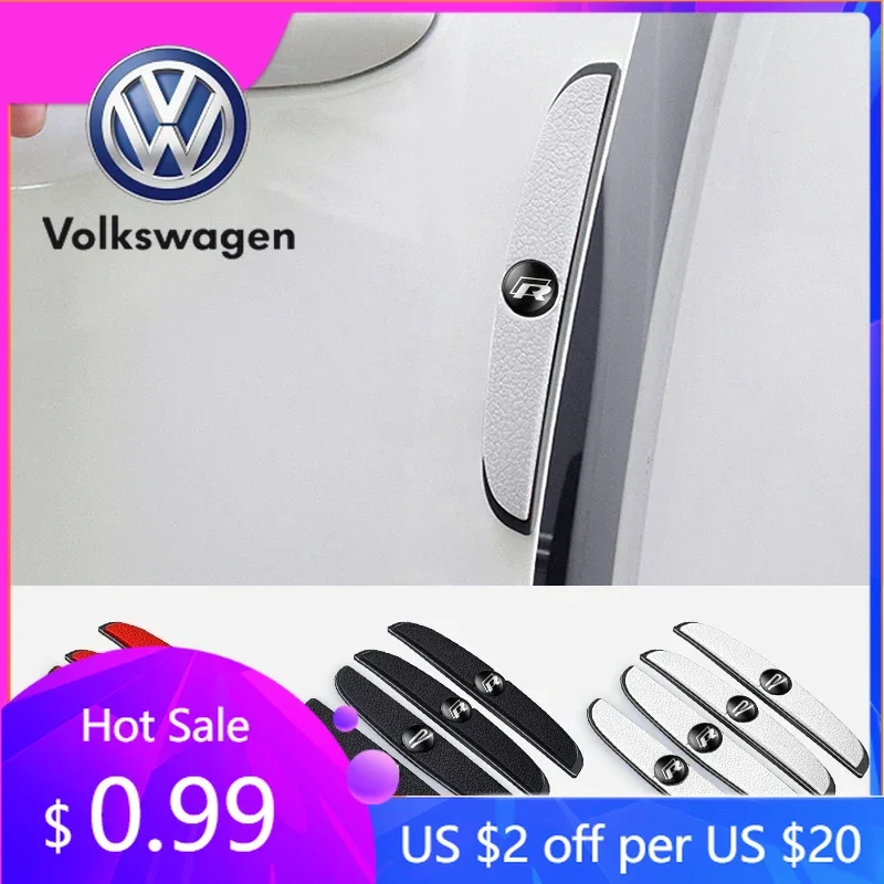 

For VW Volkswagen Jetta MK5 Golf 4PCS Car Rearview Mirror Door Protective Sticker Protection Strip For VW Volkswagen GTI R Rline