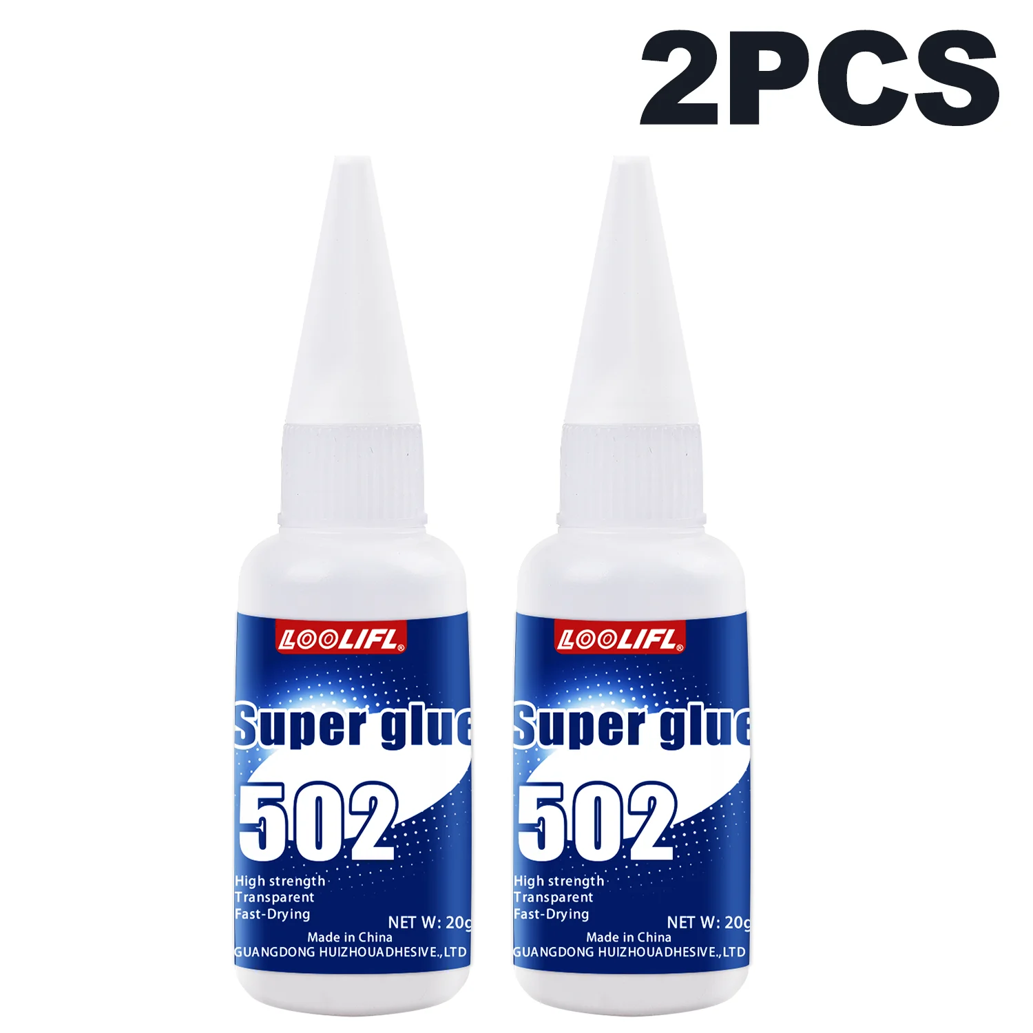 Superlijm. waterdichte lijm epoxylijm 502-lijm is geschikt voor doe-het-zelf speelgoed zoals sieraden, metaal, kunststof en leer. - afbeelding 1