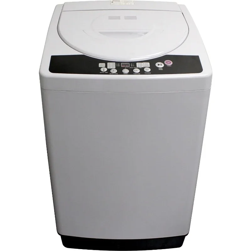 Danby DWM065A1WDB-6 2.11 Cu.Ft Machine, Portable Top Load Washer for Apartments, Small Spaces, Dorms, Stainless Steel Drum