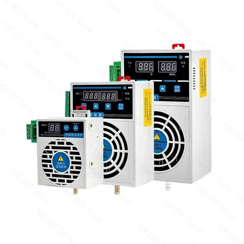 Deshumidificador inteligente de tamaño compacto con interruptor, tipo de drenaje para gabinetes inflables, distribución de energía