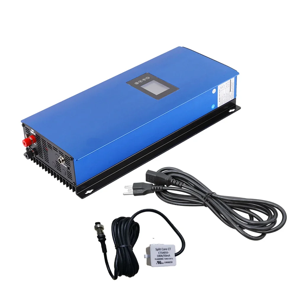 Grid Tie Inverter with Limiter, MPPT Pure Sine Wave on Grid Inverter, DC45-90V or 60-110V to AC230V, WIFI Optional, 2000W