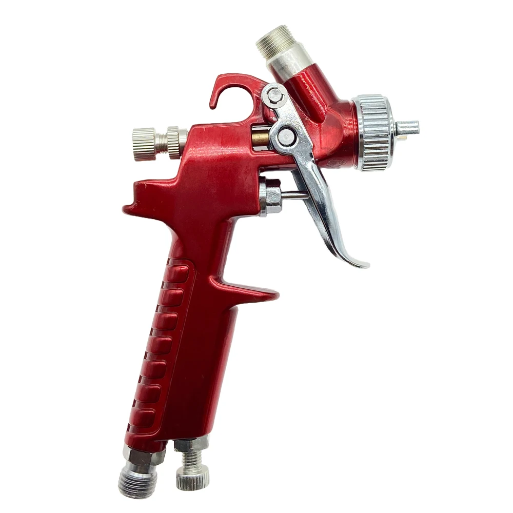 H-2000 HVLP Spray Gun 0.8/1.0mm Nozzle Mini Air Paint Spray Guns Airbrush For Painting Car Aerograph