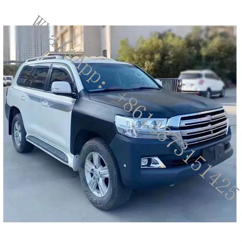 Suitable 2008-2015 LC200 Upgraded with 2016 Body Kit LC200 Conversion Style Body Kit Front Bumper with New Headlights