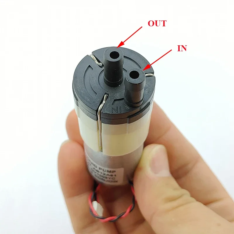 

CJWP27-AB12A61 Миниатюрный диафрагменный насос для жидкостей 12 В постоянного тока, самовсасывающий водяной насос с двигателем 370 для роботов-пылесосов и бытовых очистителей