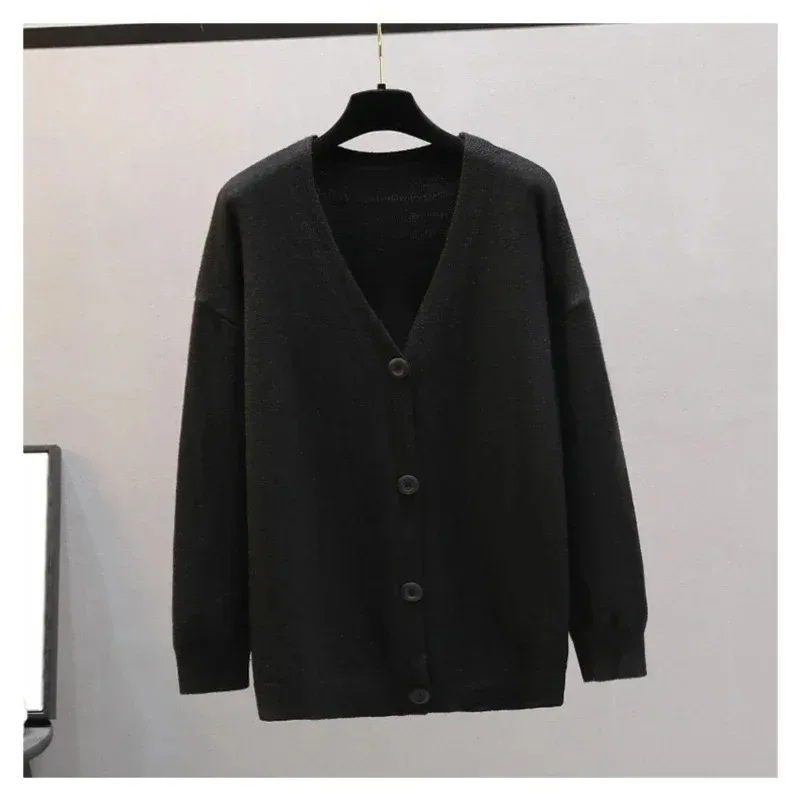 Herbst Mode Pullover Jacke Koreanische Frauen V-ausschnitt mit Langen ärmeln Strickjacke Pullover Elegante einreiher Casual frauen Strickwaren