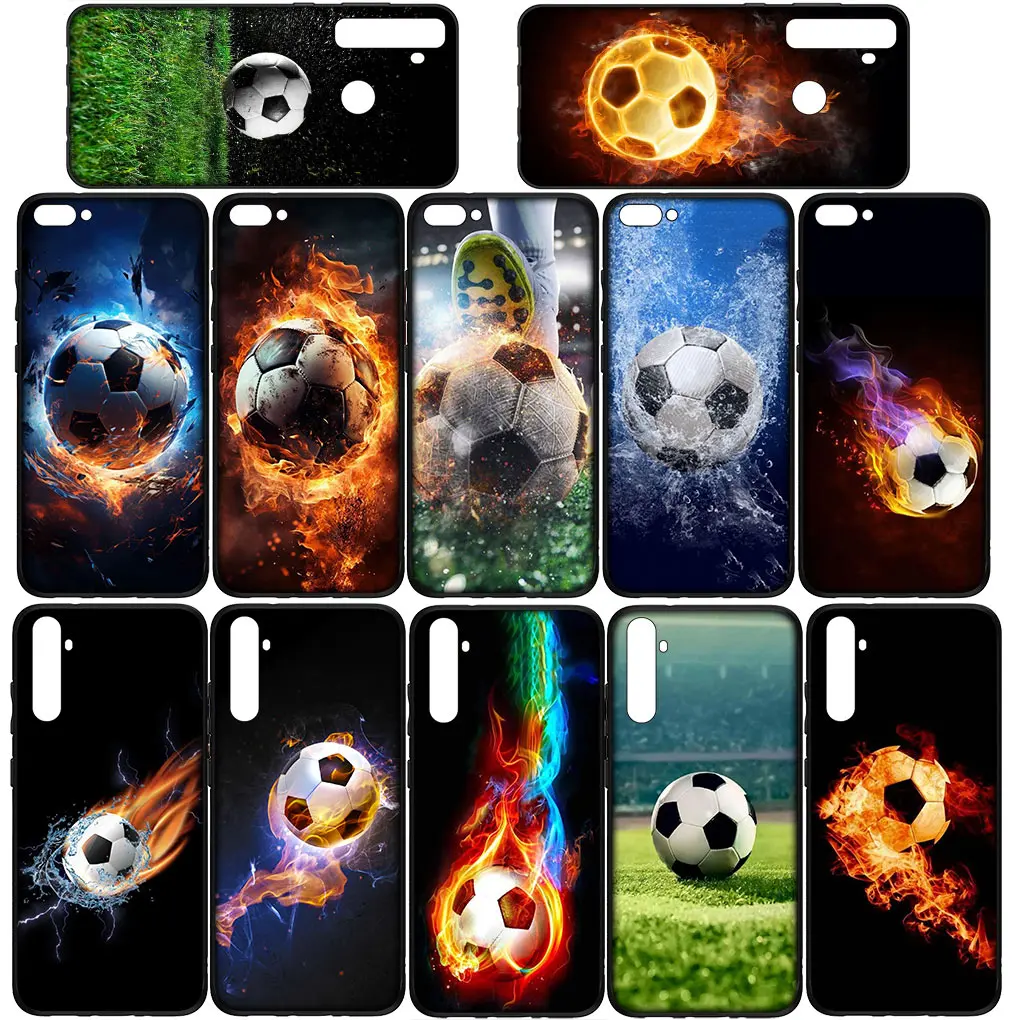 Sports Soccer Football Soft Phone Cover for Xiaomi Redmi Note 13 13C A3 A3X Mi POCO F6 F5 Pro C65 C55 C50 C51 Silicone Case