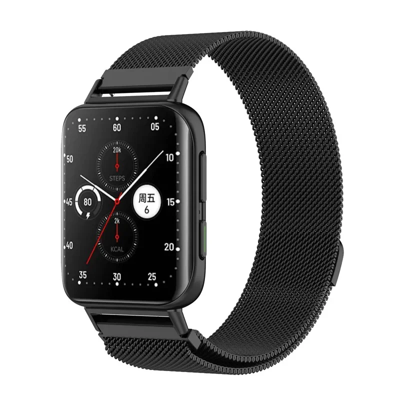 Magnetic Metal Strap for OPPO Watch 2 46mm 42mm Loop Bracelet for OPPO Watch 2 SmartWatch Stainless Steel watch band