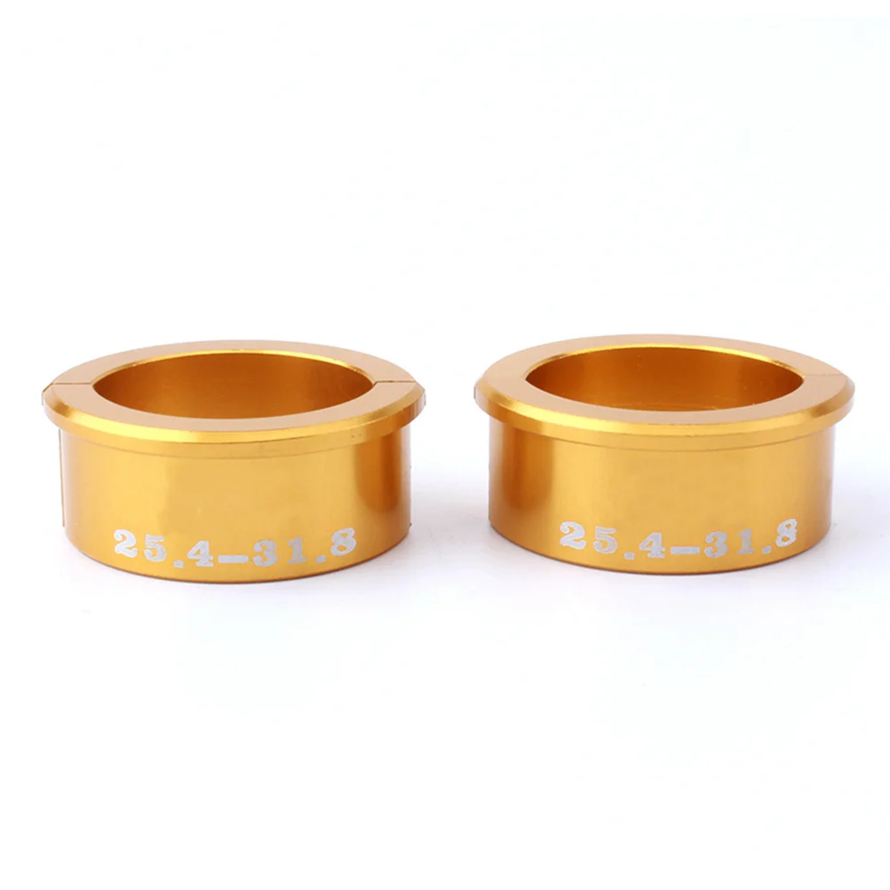 4pcs Handlebar Conversion Shims 25.4Mm To 31.8Mm Aheadset Stem For Bike Standard Handlebars Cycling