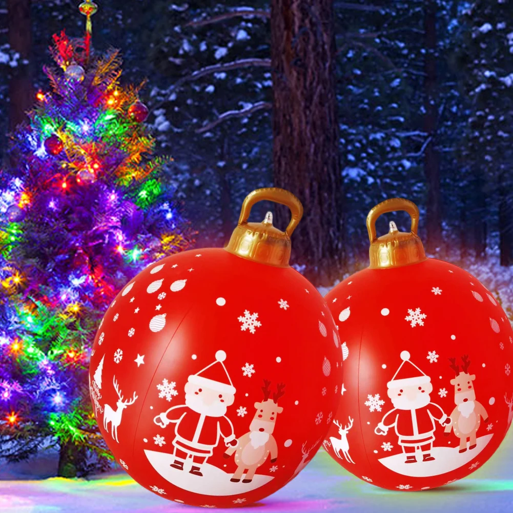 60cm PVC Giant Christmas Infla - Xmas Outdoor Lighting Decorations review and price