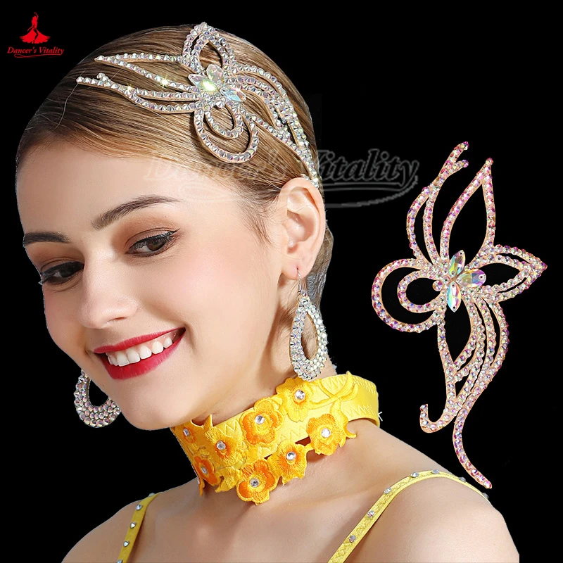 

Latin and Ballroom and Belly Dance Performances and Competitions Headwear Waltz Foxtrot Chacha Rumba Samba Tango Outfit Matching