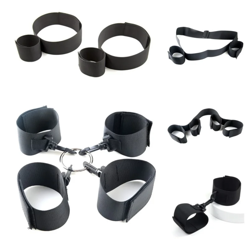 Custom Toys SM Reverse Handcuffs Webbing Restraint Hand and Foot Cuffs