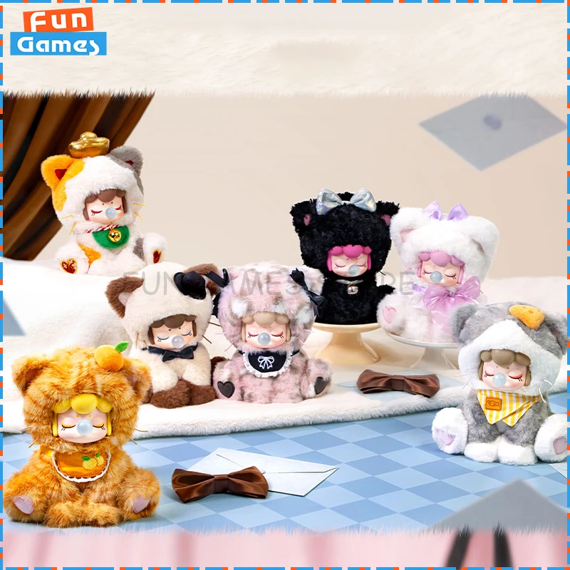 New Originate Blind Box Tea Time Kitties Series Mystery Box Vinyl Four Generations Kawaii Doll Ornament Custom Girls Toy Gifts