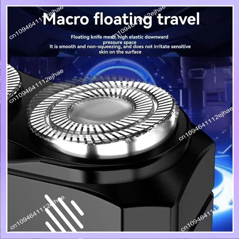 N83R ดิจิตอลจอแสดงผลมินิไฟฟ้าสมาร์ทเครื่องโกนหนวดในครัวเรือนที่มีประสิทธิภาพ Dual Blade Beard Trimmer เครื่องมือ 36Db สําหรับ Home & รถ