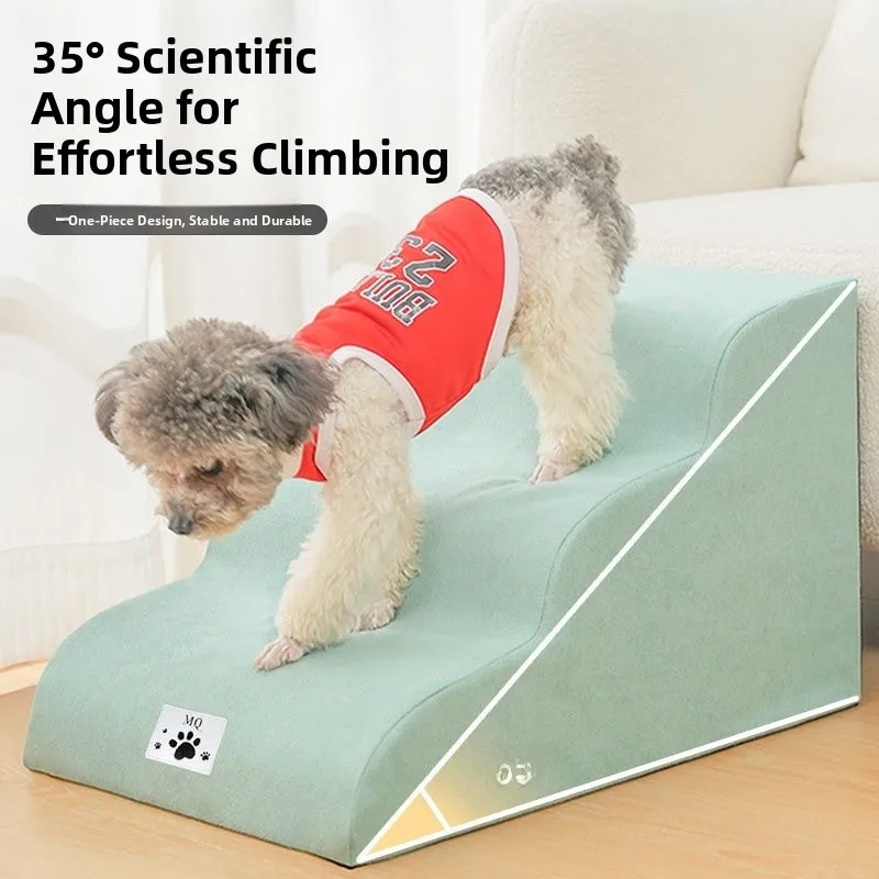 

Съемная лестница для собак, лестница, наклонная кровать, ступенька для домашних животных для Тедди, корги, ступеньки для собак, обучающиеся товары для домашних животных