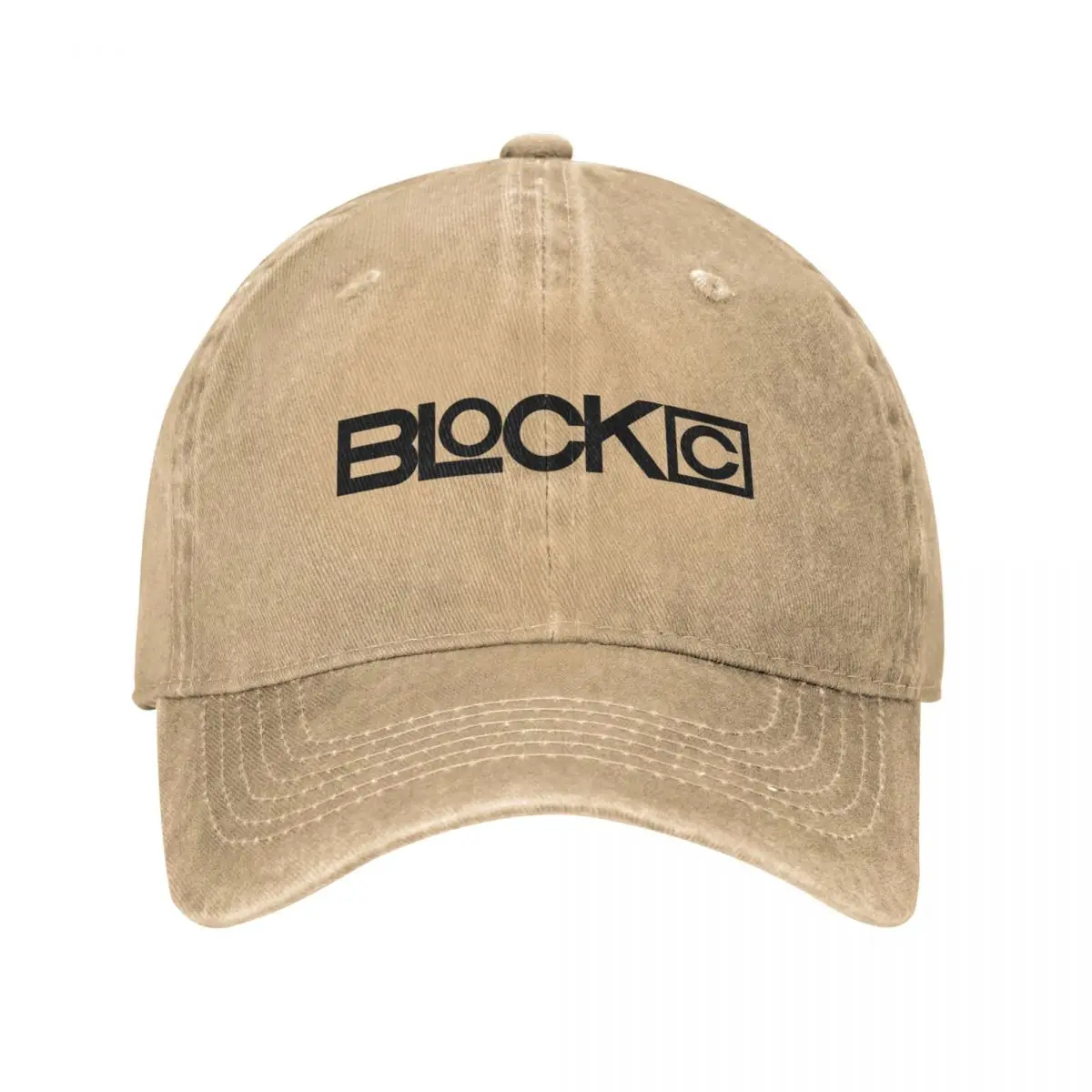 

BlockC Logo Black Cap Cowboy Hat Cap male snapback cap horse hat hat man for the sun Women beach fashion Men's