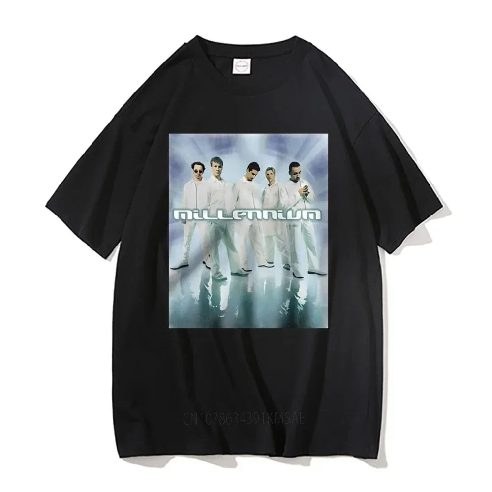 Vintage Backstreet Boys Graphic T-shirts Pop Music Boy Band Bsb Group Tshirt Men's Trend Streetwear Male Rock Oversized T Shirts