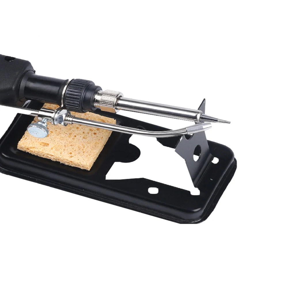 Mini Electric Soldering Iron Stand Holder Metal Support Station With Solder Sponge Soldering Iron Frame Small And Simple Y-Type