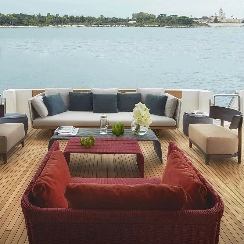 الشمال الخشب حديقة الأثاث مجموعات الزاوية الاسترخاء الحديثة الفاخرة حديقة الجدول مركز التخييم مصمم ميسا أثاث المنزل