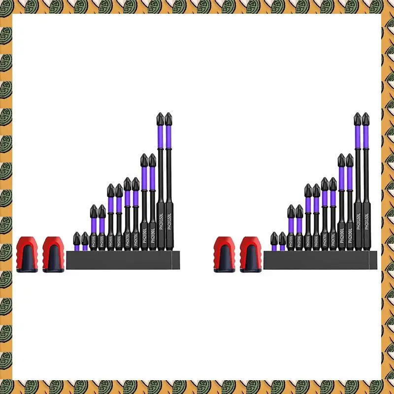 A77I 24X ترقية عالية الصلابة وقم مغناطيسي قوي، المضادة للصدمات القوية المغناطيسية عدم الانزلاق بت، لقم مفك البراغي