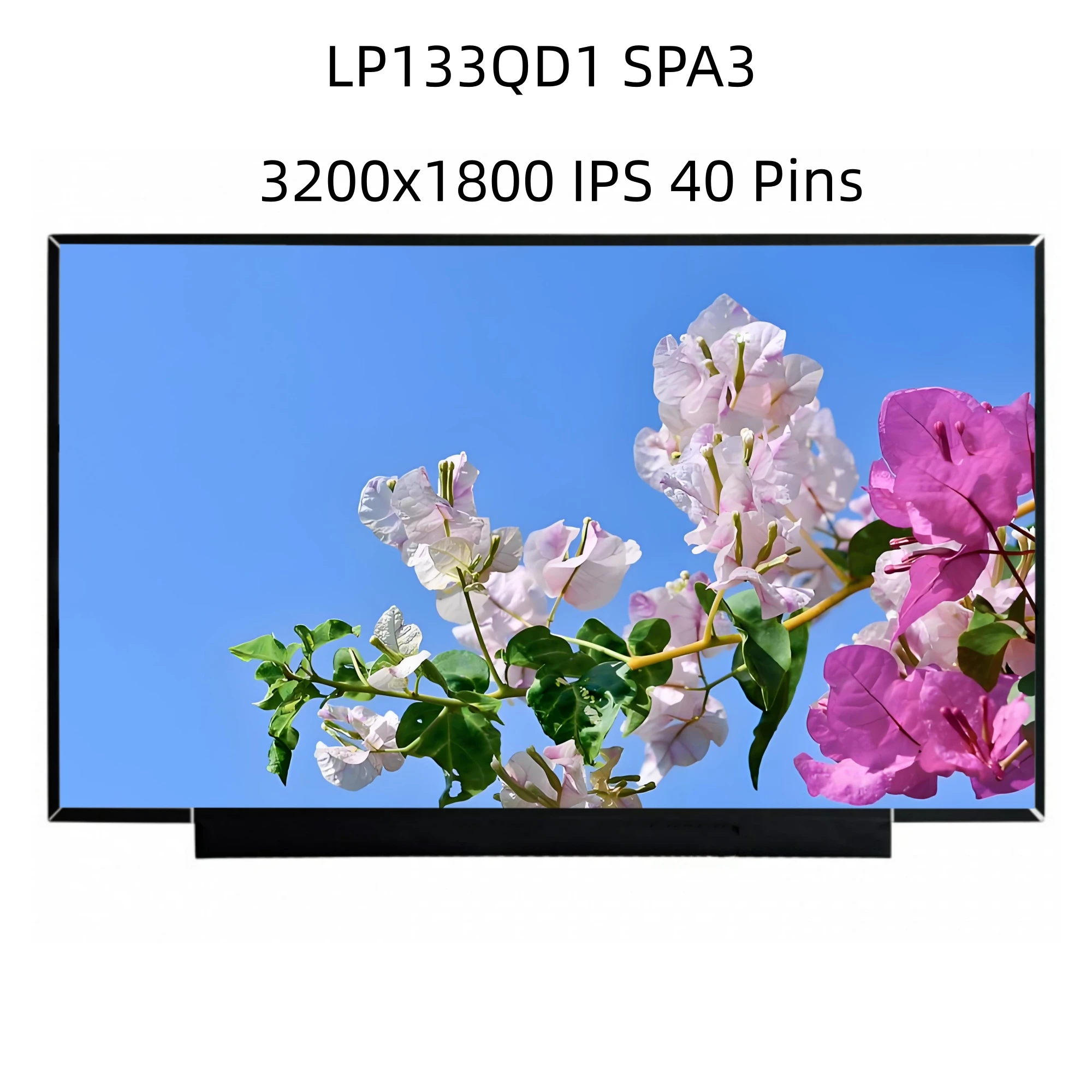 LP133QD1 SPA3 3200x1800 40 pins 13.3 inch Laptop LCD Screen Panel IPS