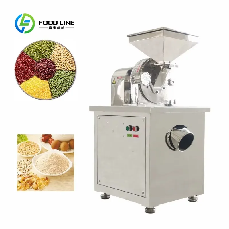 Stainless Steel Corn Flour Milling Grinding Machine Flour Powder Pulverizer Grain Crusher Chilli Crushing Machine Customized