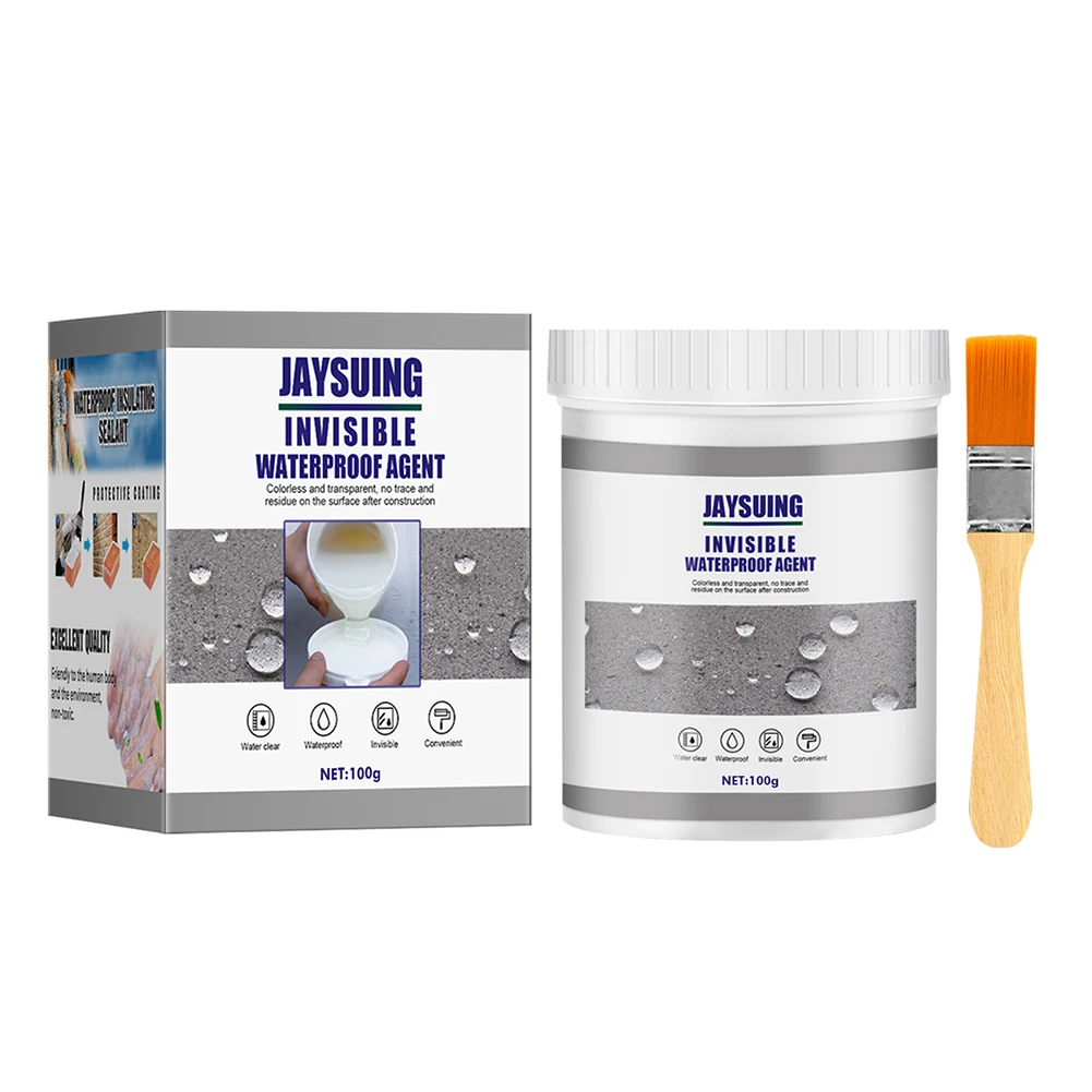 100ml Jaysuing Waterproof Sealant Roof Roof Leaking Agent Sealing Waterproofing Agent Paint Repair Walls Roofs Surfaces