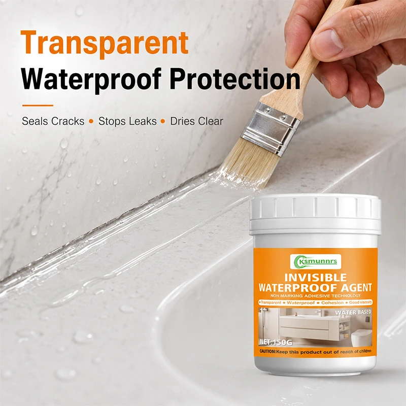 Transparent Leakproof Repair Agent, Fast-Drying Waterproof Sealant for Roofs, Pipes, Tiles, Boats, RVs and Wall Cracks