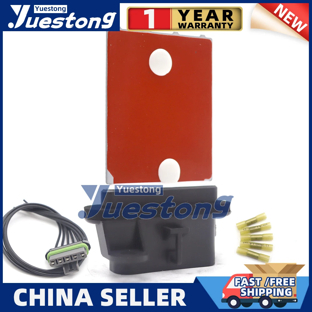 

5-контактный резистор HVAC двигателя вентилятора с проводом для Chevrolet Sonic Spark Trax Sonic 95018066 16479474 94560526 973867 52429971