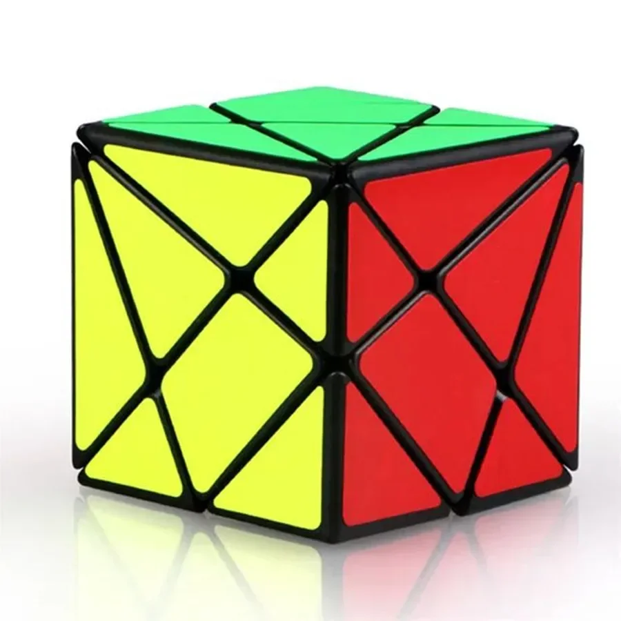 Qiyi Windmill /Fisher /Axis 3x3 Black / Puzzle bez naklejek Magic Cube Zabawki dla dzieci Prezent Zabawka Cubo Magico