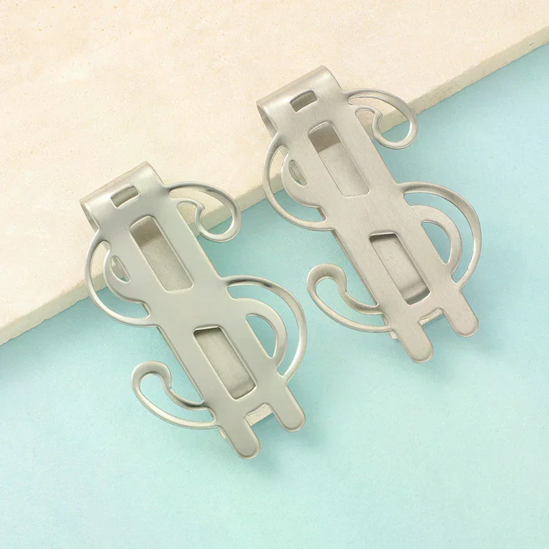 Money Clip Slim - Penjepit Uang Tipis dari Baja Anti