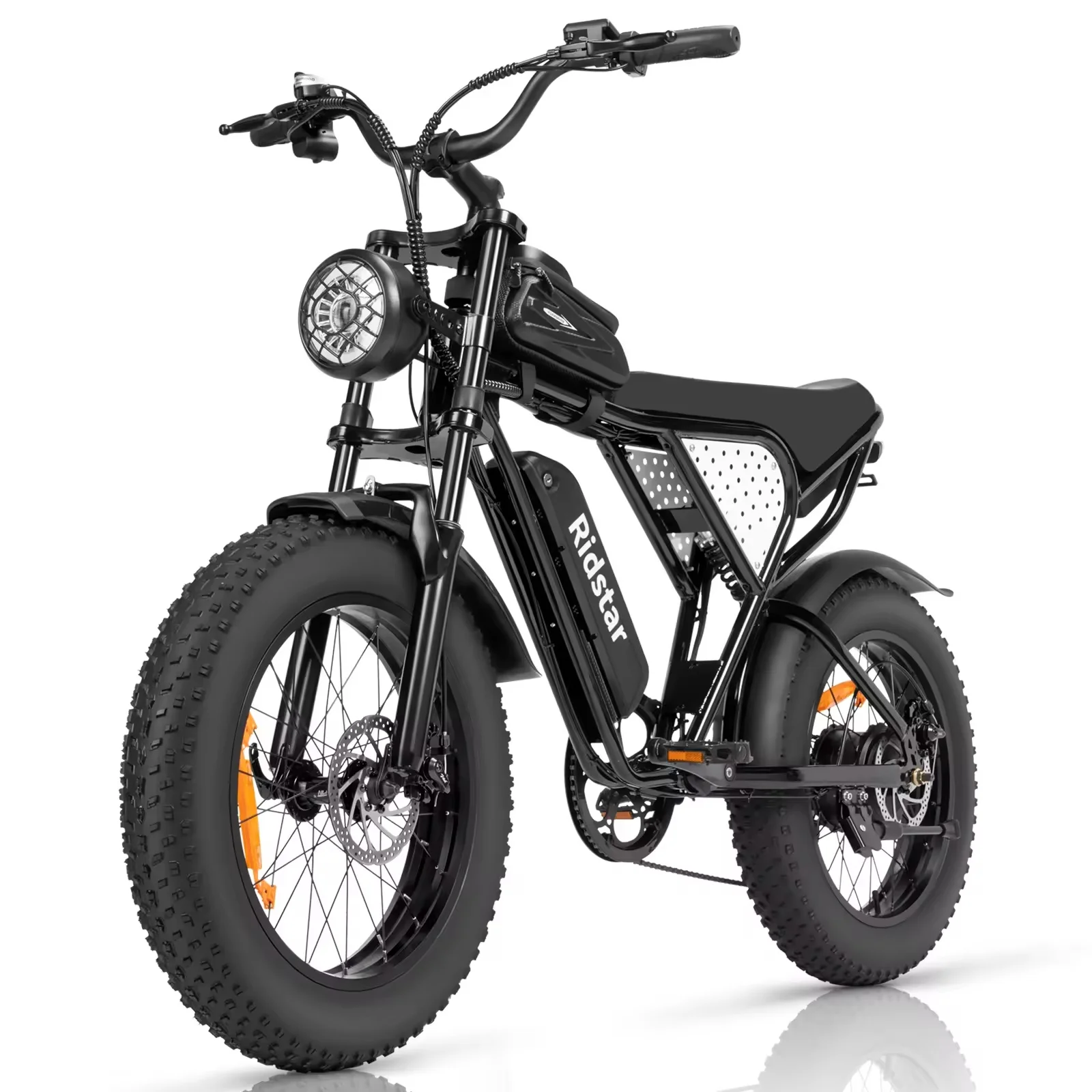 52V40AH dual battery Ridstar Q20 PRO Adult electric bike 2000W dual motor 20-inch electric bicycle all-terrain rideable e-bike image 7