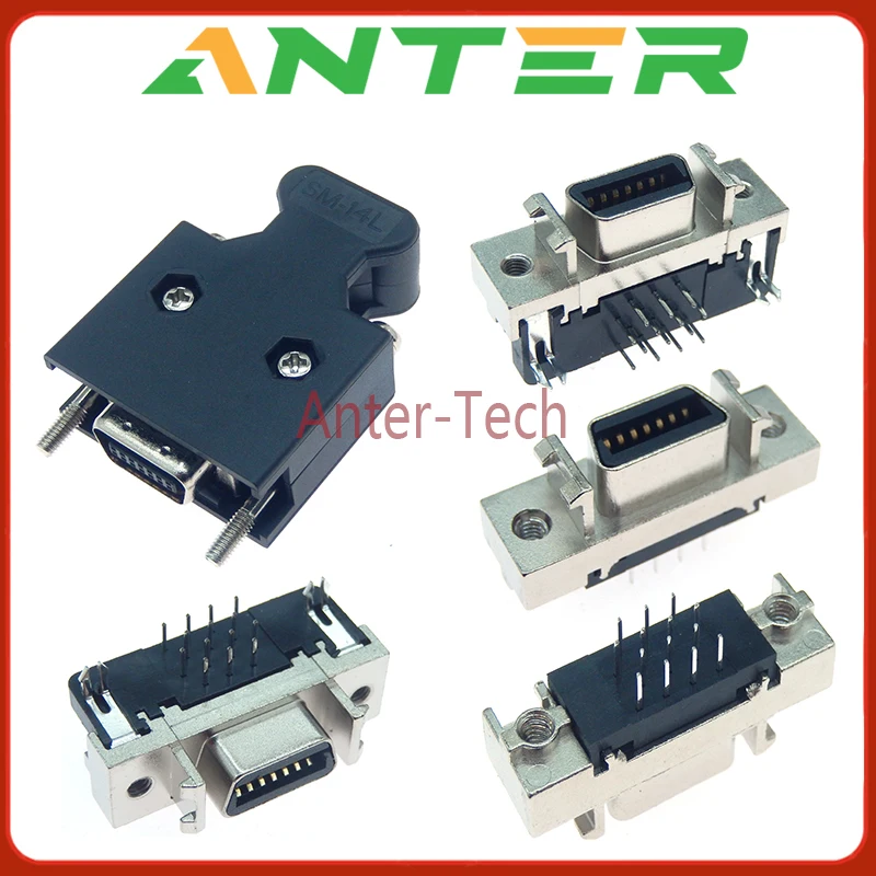 1 قطعة SCSI موصل HPCN فتحة نوع SM-14 20 26 36 50 دبوس ذكر التوصيل لباناسونيك ياسكاوا ميتسوبيشي MDR محرك معزز محرك IO Cont