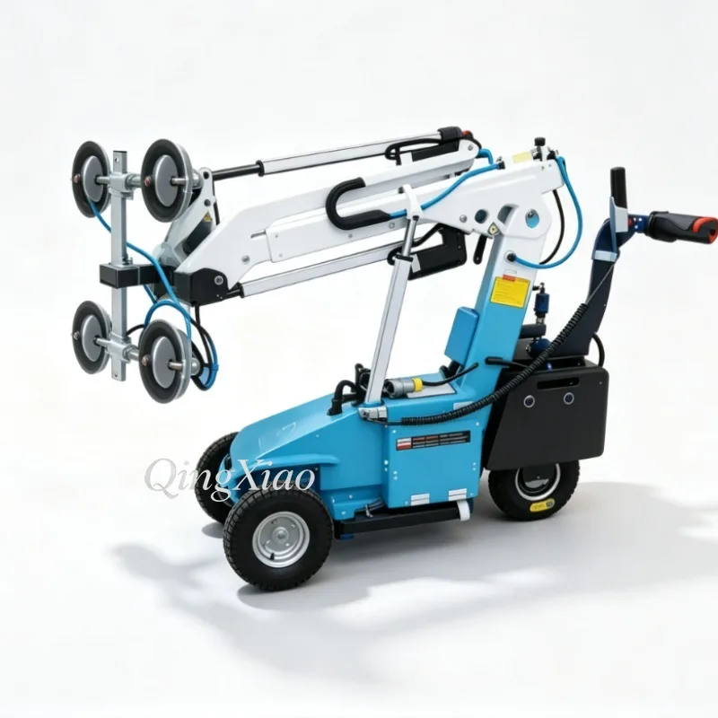 FOB Mobile Glass Suction Crane With 90 Degree Tilting And 360 Degree Rotating Function For Heavy Plate Sheet Handling Machinery