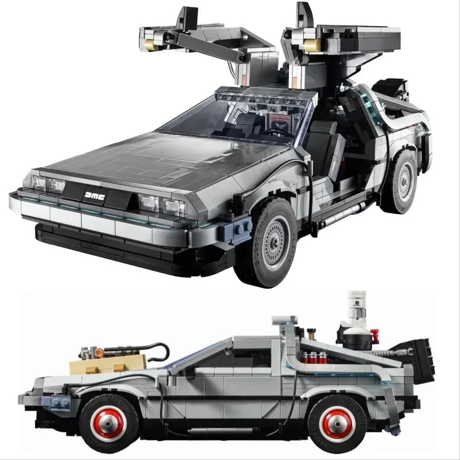 Compatible 10300 Back to the Future Time Machine DeLorean DMC-12 Building Blocks Construction Car Bricks Toys For Children Gifts