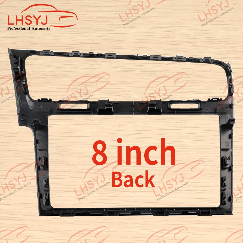 RHD Right-hand Drive Radio Panel For VW Golf 7 MK7 Golf 7.5 MK 7.5 MIB Screen 2 Din Radio Trim Frame 8 /9 inch Car Interior Part