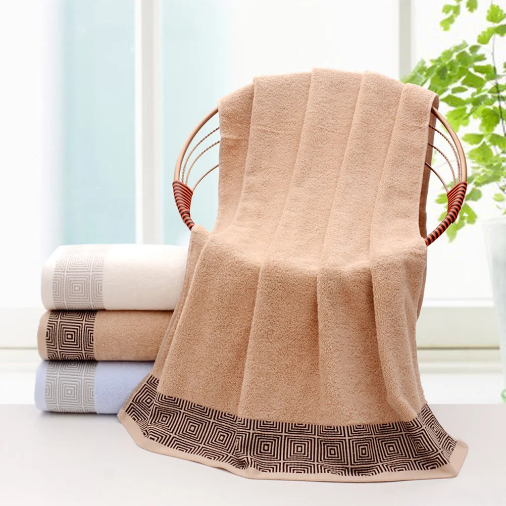 

3Pcs Wrap Bath Towel Pure Cotton Large Stylish Water Absorbent Comfortable Skinfriendly Home Hotel Spa Use Cotton Towel