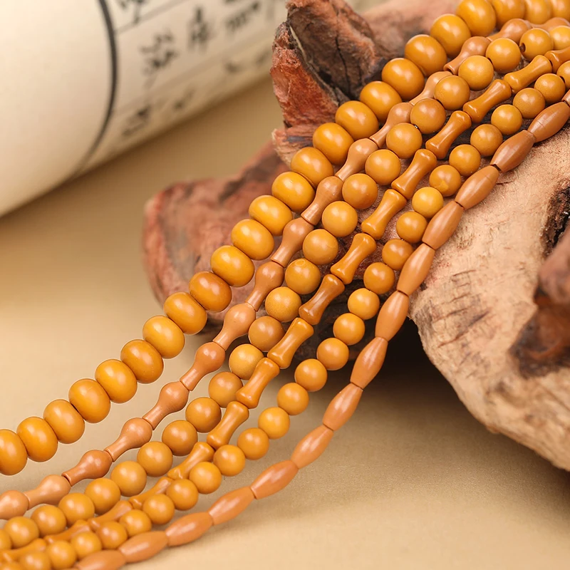 

Natural Wooden Olive Pit Bead Round Abacus Shape Loose Spacer Small Bead For Jewelry Making DIY Bracelet Necklace Accessories