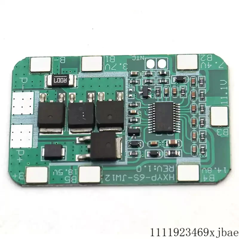 6S 14A Lithium Battery Charger/Discharger Protection Board Temperature Control Module Battery Management System