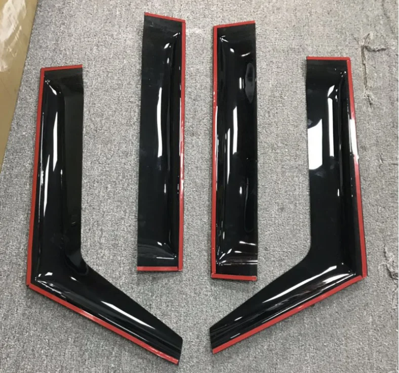 For W463 W464 Benz G-class G500 G350 G55 G65 G63 2008-2023 High Quality ABS Black Car Window Rain Eyebrow Stop Rain Plate