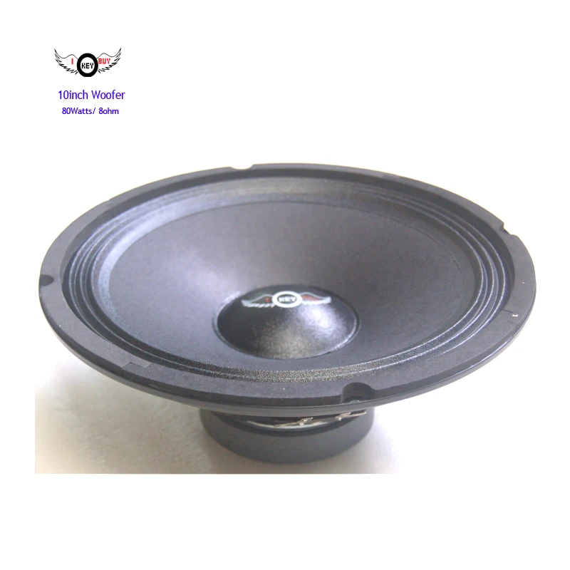 1pc 10 Inch  Quality Audio Subwoofer Woofer Trunk Cloth Edge Paper Cone  Speaker Bass автомобильный динамик сабвуфер