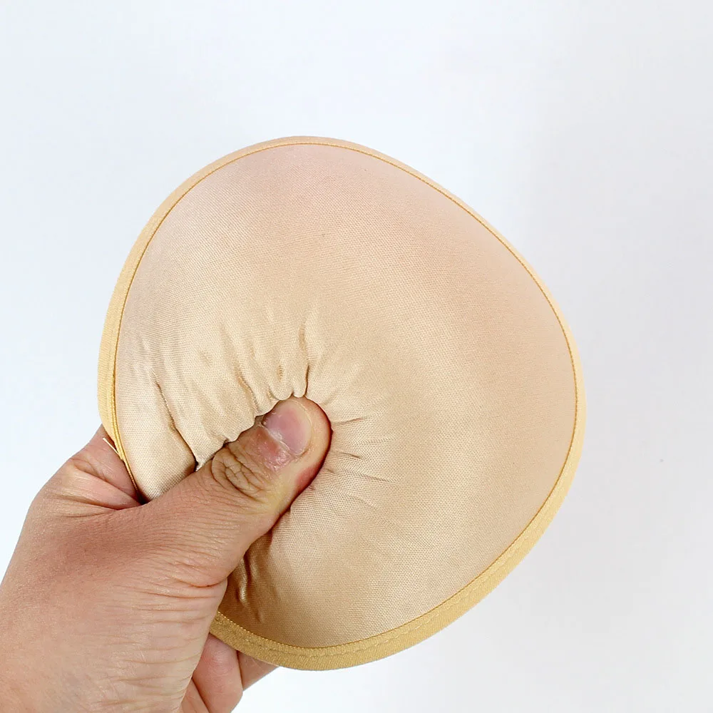 Fake Breast Forms Sponge Breast Lightweight Assemble Sponge Pad  Extend Long Shape Artificial Breast Prosthesis