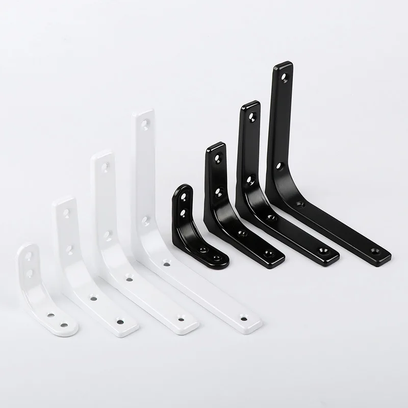 1 x Shelf thickened wall L-shaped fixed bracket support bracket support frame L-line protection corner De Modble