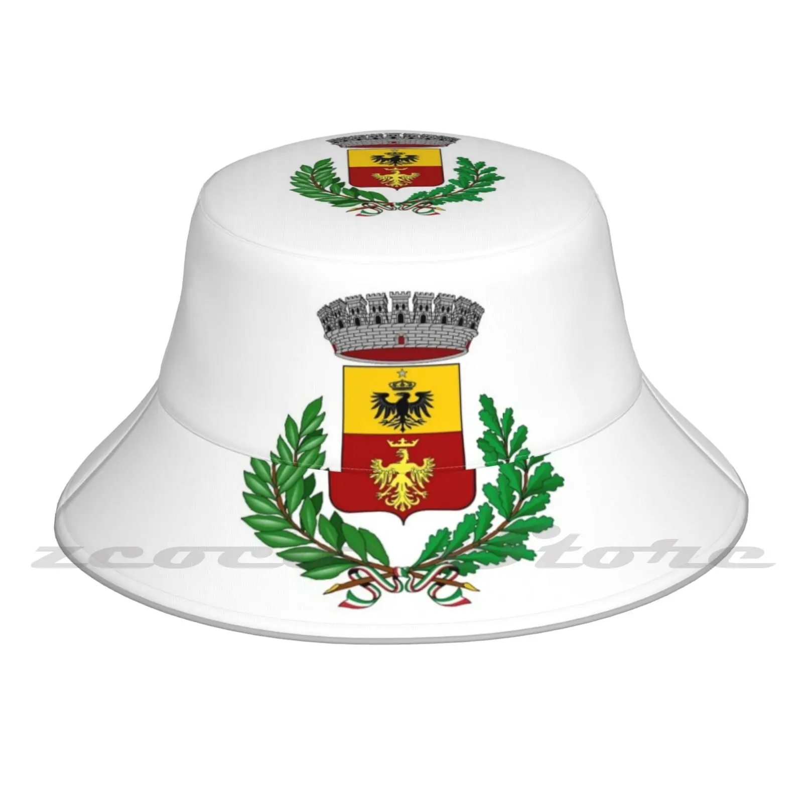 Of Torino-Coat Of Arms Bucket Hat Outdoor Sports Breathable Present Fashion Cap In Italy Coat Of Arms Of Torino