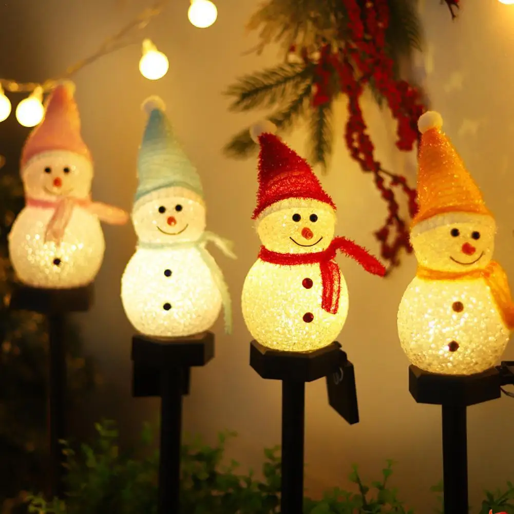 ثلج الشمسية عيد الميلاد أضواء المسار جو الديكور للماء التوصيل الأرضي فناء ساحة الخفيفة #1