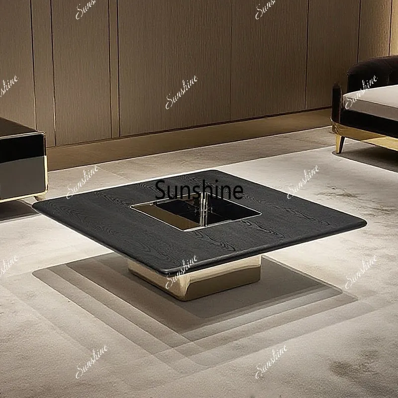 

Italian minimalist living room modern minimalist light luxury high-end coffee table